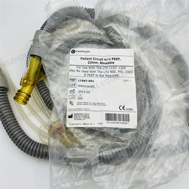 17997-001 CareFusion Vyaire CIRCUIT, PATIENT WO PEEP RUSBL 22MM FOR LTV1150 1200