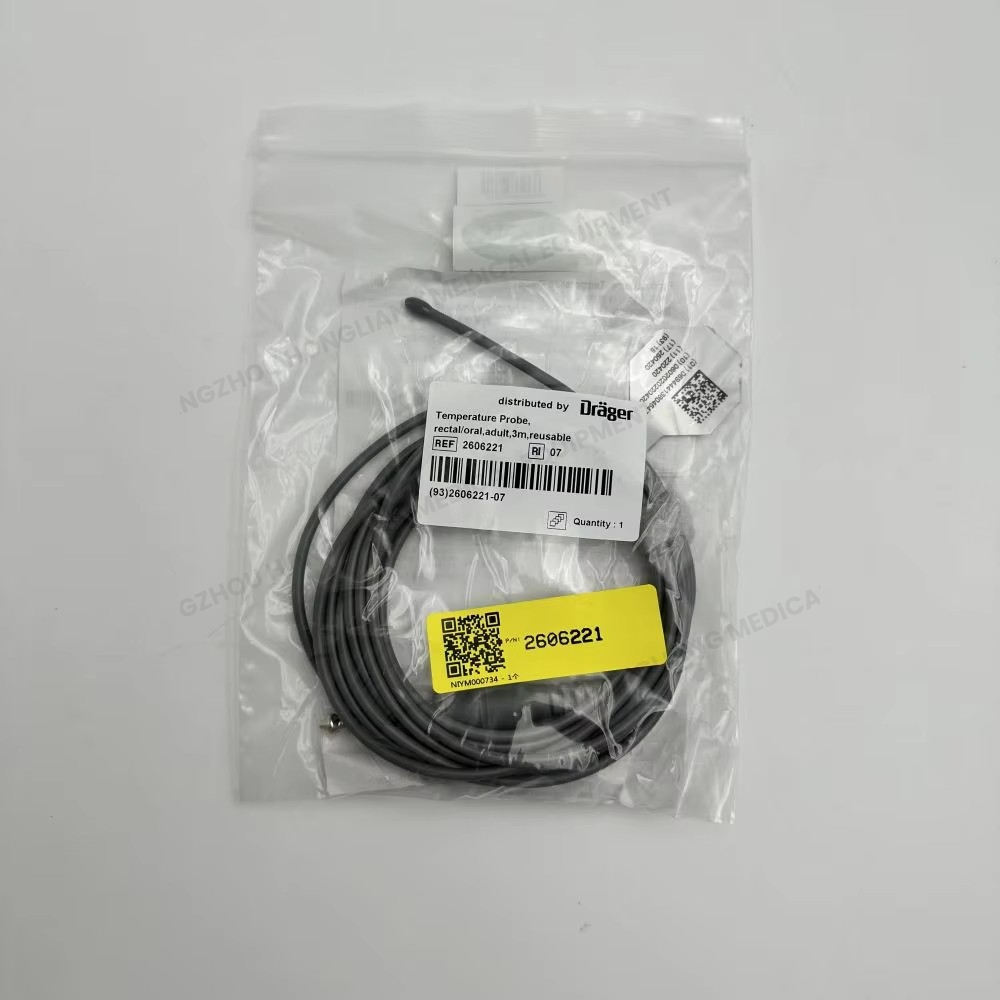 2606221 Drager Temperature Probe Temperature Probe,rectalloral, Aduit, reusable （10K/25°C